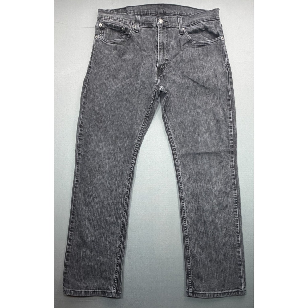 Levis 559 Relaxed Straight Jeans Faded Black Denim Pants | Men's 36x32